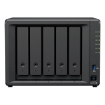 Synology DiskStation DS1525neo+ NAS Desktop AMD Ryzen V1500B 4 GB DDR4 0 TB Synology DSM Black