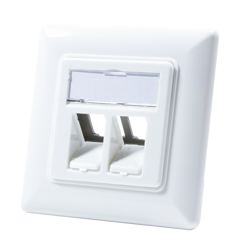 Image of LogiLink NK4020 socket-outlet 2 x RJ-45 White
