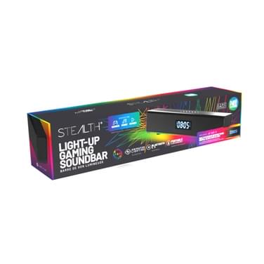 Photos - Other for Computer Stealth Light Up Soundbar+Clock+Timer XP-RGBS-V1 