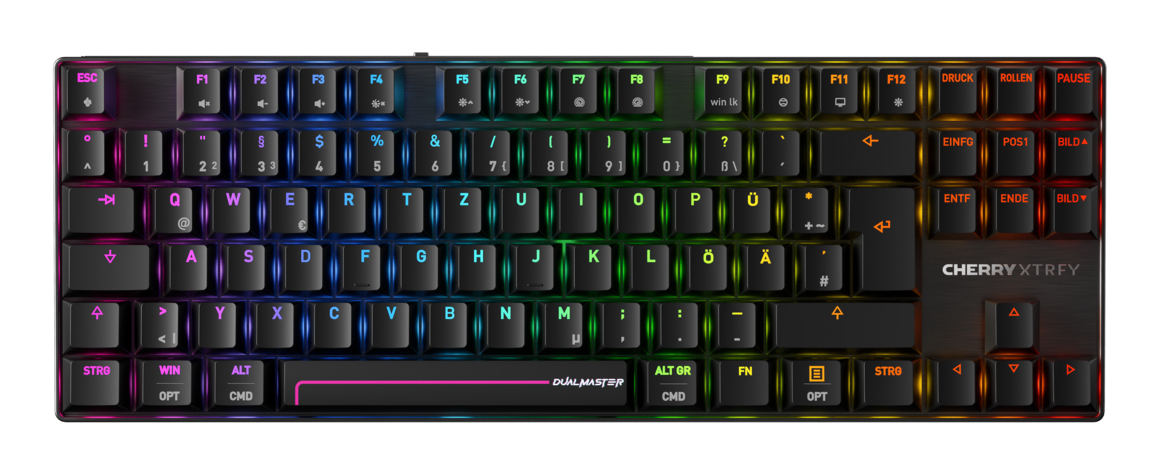 CHERRY MX 8.2 Pro TMR Wireless keyboard Gaming USB + RF Wireless + Blu