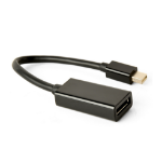 Gembird A-mDPM-DPF4K-01 0,15 m Mini DisplayPort DisplayPort Zwart