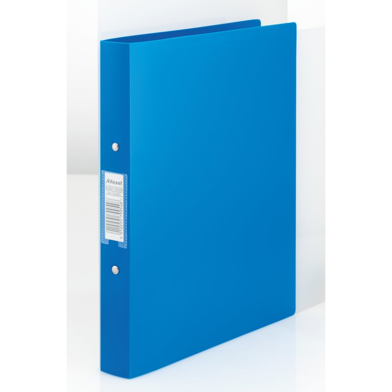 Image of Rexel Budget 2 Ring Binder A4 Blue