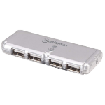 Manhattan Hub de Bolsillo USB de Alta Velocidad 2.0