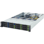 GIGABYTE R263-Z38-AAL1 LGA 6096 Rack (2U) Zwart, Staal