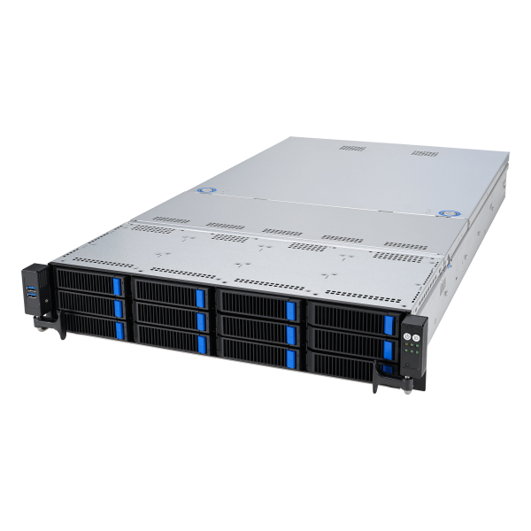 Image of ASUS RS520A-E12-RS12U Socket SP5 Rack (2U) Black, Steel