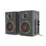 GENESIS Helium 300 BT speaker set 24 W PC/Laptop Black 2.0 channels 2-way Bluetooth