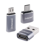 Intenso USB Adapter Set MIX480 - USB-C to USB-A, USB-A to USB-C, USB-C to microUSB (3-Pack)