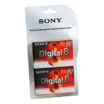 Sony ^SONY2 X DIGITAL8 60MIN TAPES - BL