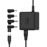 Port Designs 904065ACTOEU netvoeding & inverter Binnen 65 W Zwart