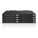 Icy Dock MB998V4P-B storage drive enclosure SSD enclosure Black 2.5"