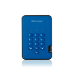 iStorage diskAshur2 256-bit 1TB USB 3.1 secure encrypted hard drive - Blue IS-DA2-256-1000-BE