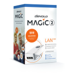 Devolo Magic 2 LAN triple 2400 Mbit/s Ethernet LAN Wit 1 stuk(s)