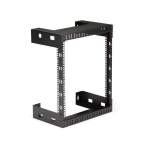 StarTech.com 2 Post 12U Heavy-Duty Wandmonteerbare Server Rack, 19" Open Frame Netwerk Rack, 30cm Diep, Data Rack voor IT/AV/Patchpaneel/Computer Apparatuur, Incl Kooimoeren en Schroeven