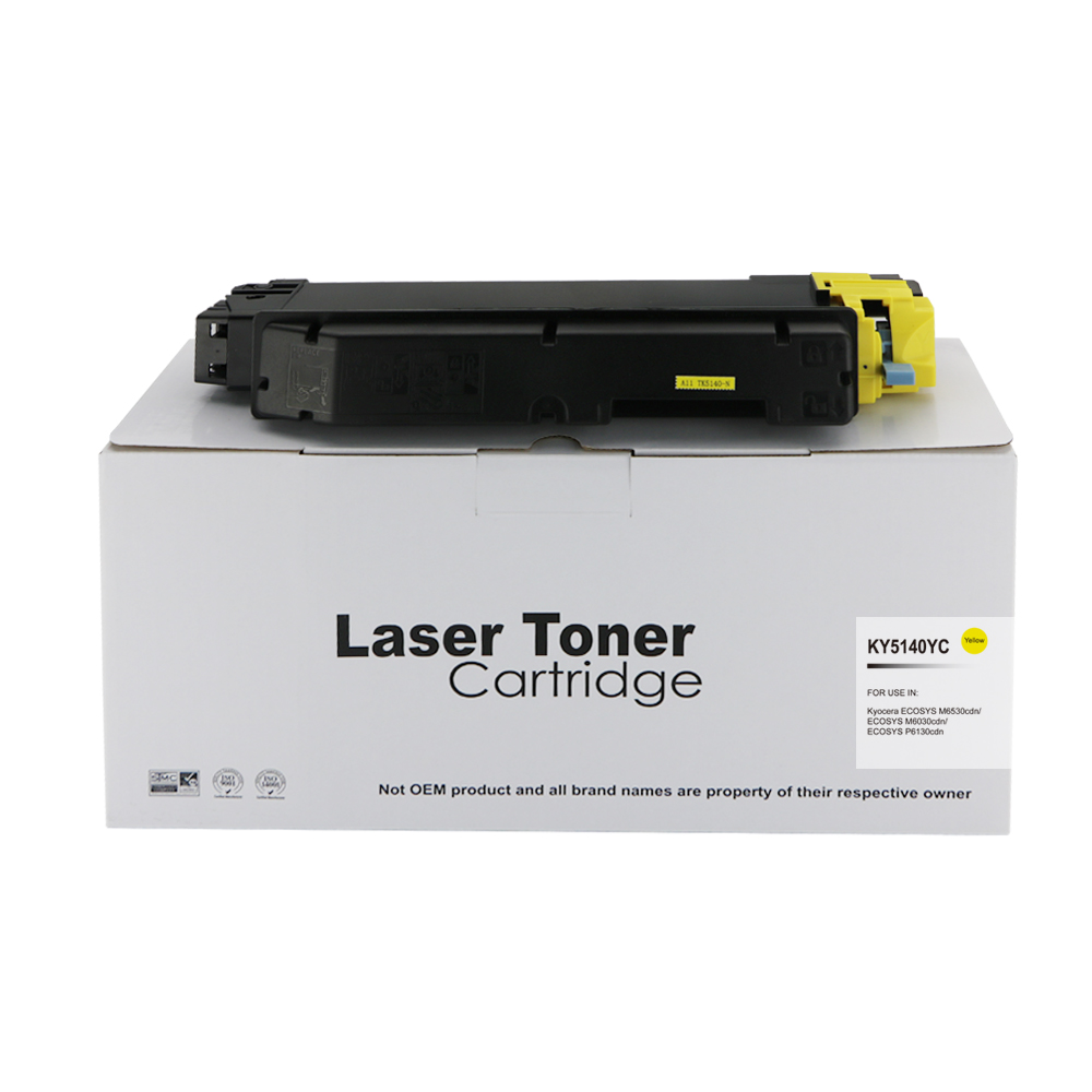 Image of CTS Wholesale Compatible Kyocera TK5140Y Yellow Toner - 1T02NRANL0
