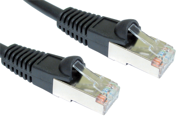 Cables Direct B5ST-303K networking cable Black 3 m Cat5e F/UTP (FTP)