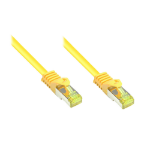 Alcasa 0.15m Cat7 RJ-45 networking cable Yellow S/FTP (S-STP)