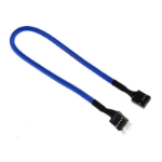 BitFenix Audio extension, 30 cm audio cable 0.3 m Black,Blue