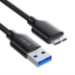 JLC USB A (Male) to Micro USB B (Male) Cable – 0.5M - Black