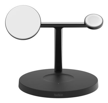 Belkin WIZ032MYBK mobile device charger Headset, Smartphone, Watch Black USB Wireless charging Fast charging Indoor