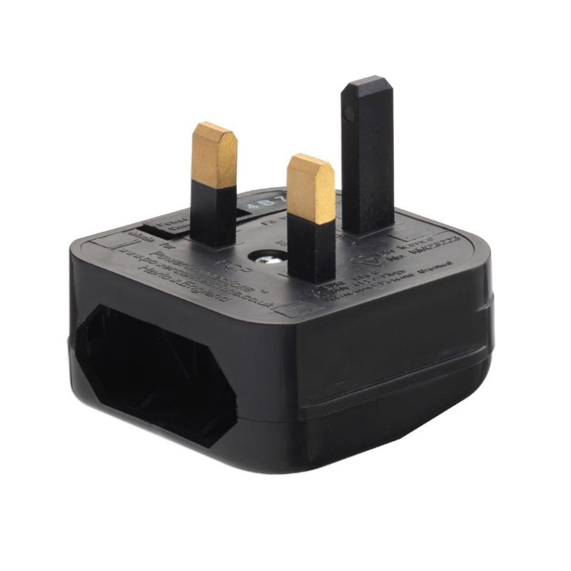 Image of FDL EURO PLUG MAINS LEAD - UK PLUG CONVERTER