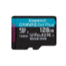 Kingston Technology 128GB microSDXC Canvas Go Plus Gen4 200R A2 U3 Single Pack w/o ADP
