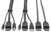 Tripp Lite Dual DisplayPort KVM Cable Kit - DP, USB, 3.5 mm Audio (3xM/3xM) + DP (M/M), 4K, 4:4:4, 6 ft. (1.83 m), Black