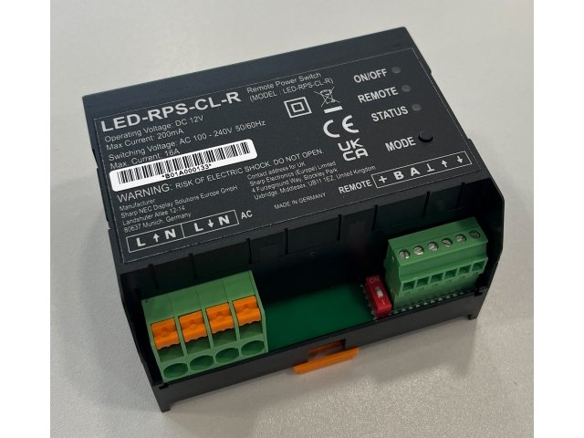 NEC LED-RPS-CL-R Controller switch Black