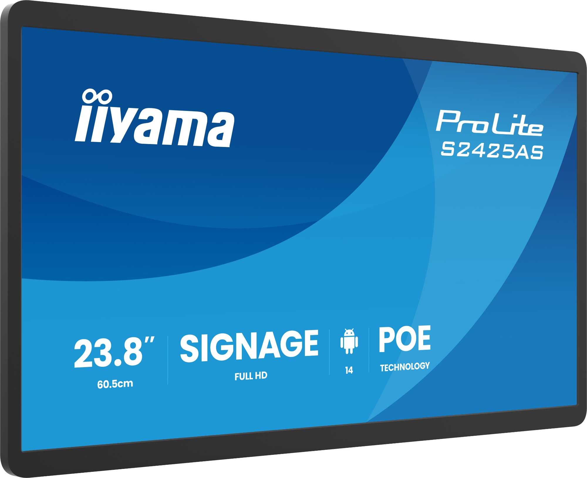 ProLite S2425AS-B1P Digital signage flat panel 60.5 cm (23.8")