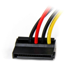 StarTech.com 15 cm 4-pin Molex to left-angle SATA power cable adapter