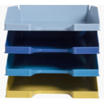 Exacompta 113202SETD desk tray/organizer Plastic Assorted colours