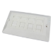Cables Direct Dual Cat6 Faceplate 4 Port outlet box White