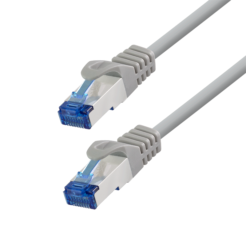 LogiLink Patch cable Cat.6A CCA S/FTP LSZH, grey,  7,50 m, EconLine