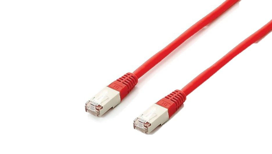 Photos - Cable (video, audio, USB) Equip Cat.6A Platinum S/FTP Patch Cable, 10m, Red 605626 