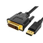 JLC DisplayPort (Male) to DVI (Male) Cable 0.5M - Black