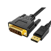 JLC 0.5M Display Port to DVI Cable