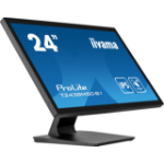 iiyama ProLite 23.8” 10pt Optical Bonded PCAP touchscreen monitor with IPS panel technology, edge-to-edge glass design, anti-fingerprint coating and metal housing