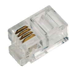 Image of LogiLink RJ10 wire connector Transparent