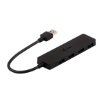 i-tec Advance U3HUB404 gränssnittshubbar USB 3.2 Gen 1 (3.1 Gen 1) Type-A 5000 Mbit/s Svart