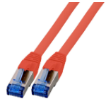 EFB Elektronik K5525FRT.0,5 netwerkkabel Rood 0,5 m Cat6a S/FTP (S-STP)