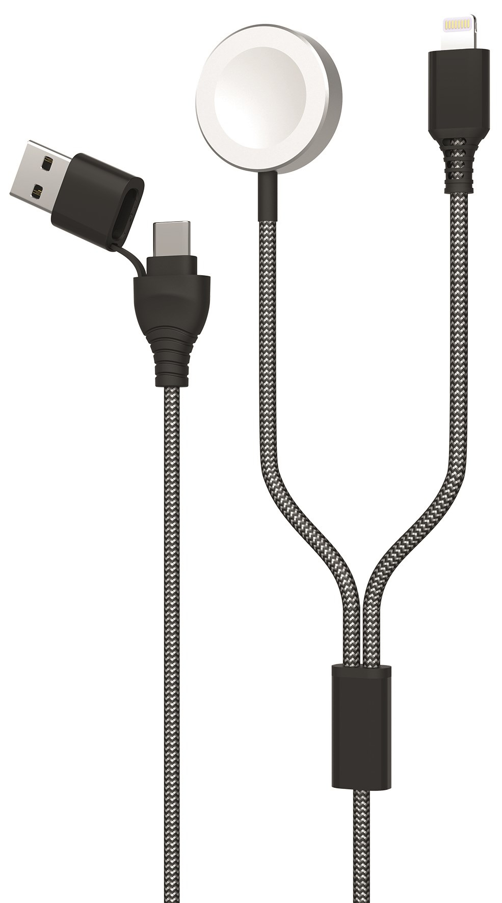 Image of 2GO 797385 USB cable 1.8 m USB A/USB C MagSafe 1 Grey