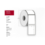 Capture 35000402 printer label White