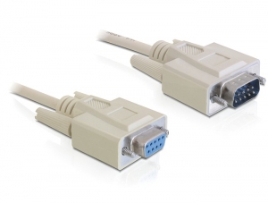 Image of DeLOCK RS-232 3m serial cable Beige SUB-D 9