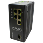 Transition Networks SISTP1040-551-LRT network switch Unmanaged L2 Gigabit Ethernet (10/100/1000) Power over Ethernet (PoE) Black