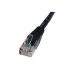 Cables Direct Cat5e UTP 0.25m networking cable Black