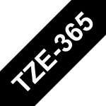 Brother TZE-365 DirectLabel white on black Laminat 36mm x 8m for Brother P-Touch TZ 3.5-36mm/HSE/6-36mm