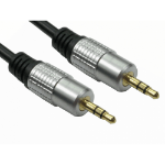 Cables Direct NL2TTMM-02 audio cable 2 m 3.5mm Black, Silver
