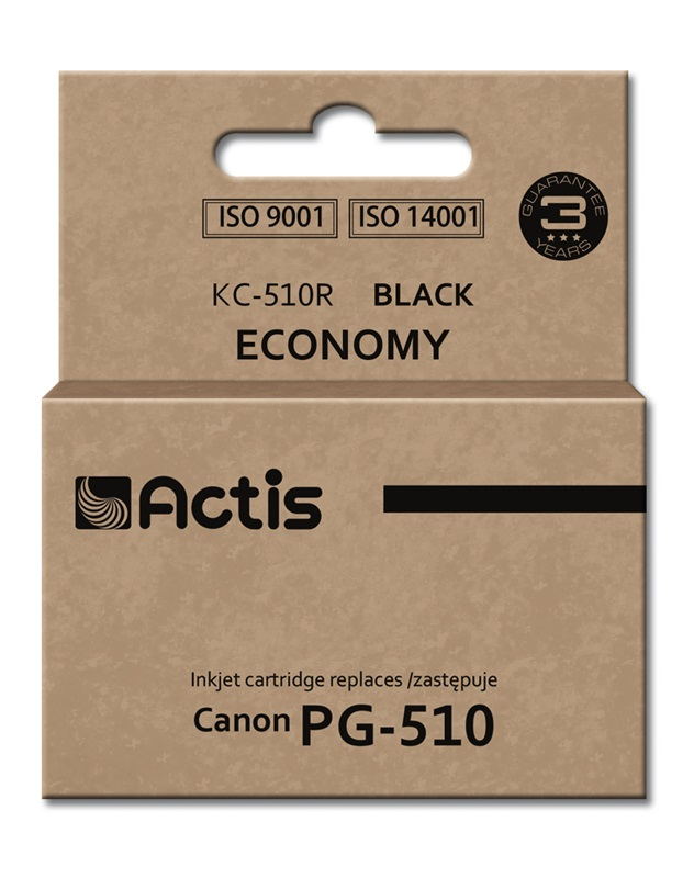 Actis KC-510R ink (replacement for Canon PG-510; Standard; 12 ml; black)
