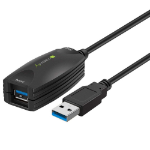 Techly ICUR3050 USB-kabel USB 3.2 Gen 1 (3.1 Gen 1) 5 m USB A Zwart