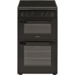 Hotpoint 50cm Electric Cooker - Black