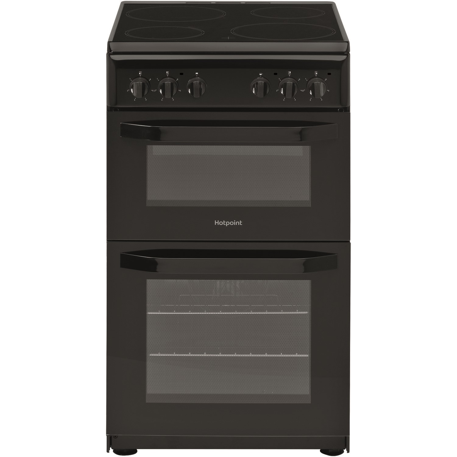 Hotpoint 50cm Electric Cooker - Black